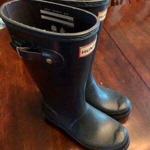 Hunter tall black children s boots
